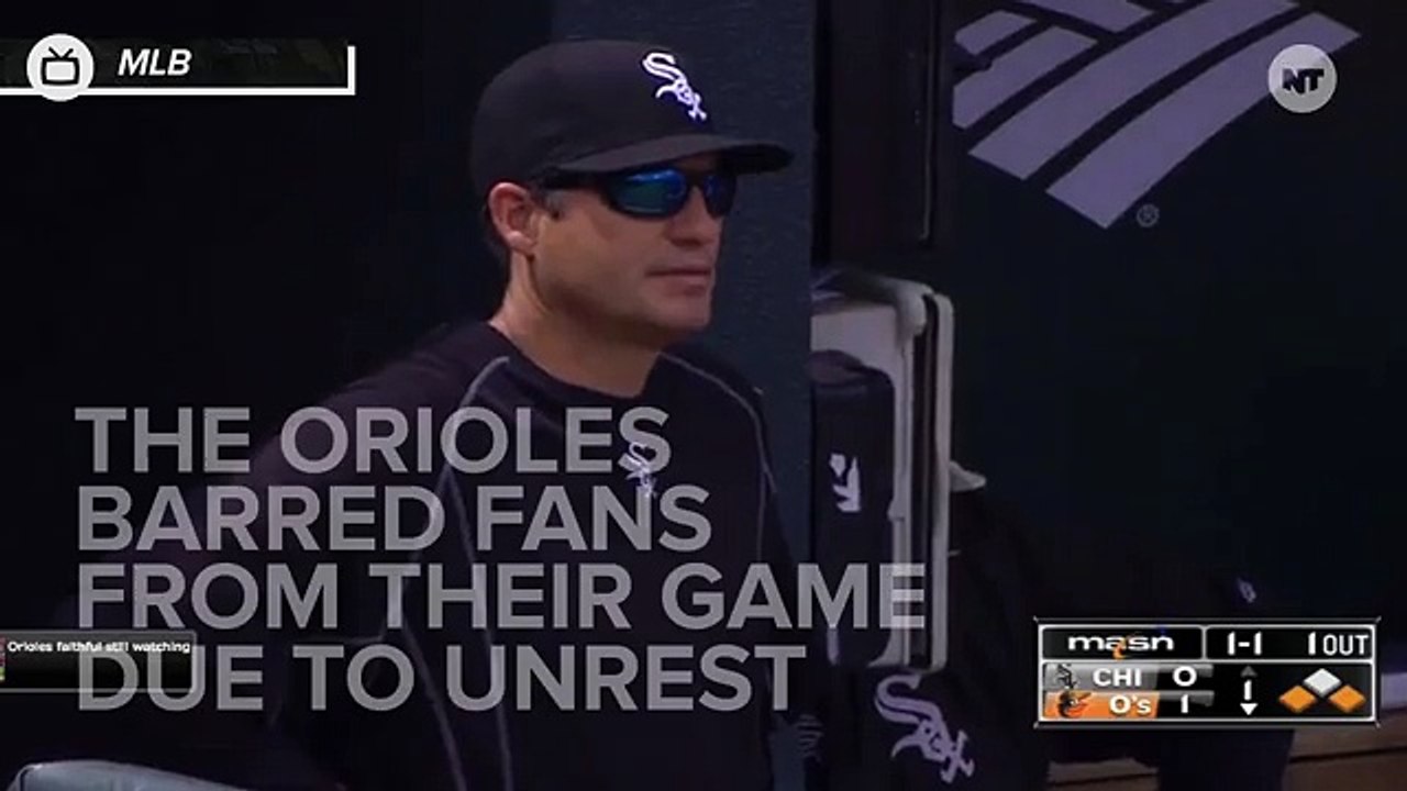 Orioles Play Game For Empty Stadium