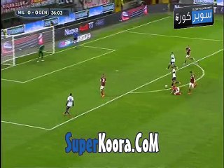 اهداف هزيمة الميلان