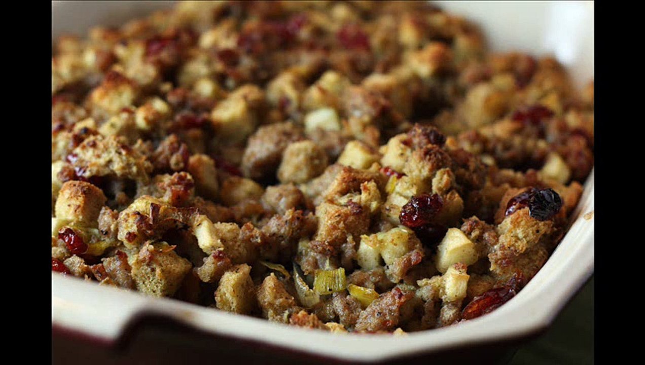 Sausage, Apple and Cranberry Stuffing -