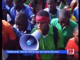 Tambacounda : Marche des éléves pour uen reprise des cours