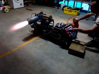 Jet engine home made DIY with after burner