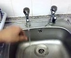 Mix water from two separate taps of hot & cold water
