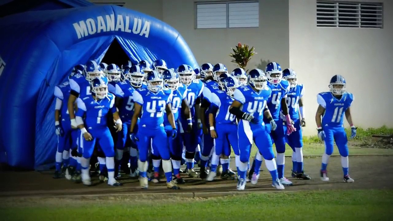 Moanalua High School Football Varsity Entrance 2011 vs Farrington High School