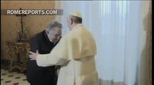 Complicidad, bromas y simpatía durante el encuentro del Papa y el presidente de Uruguay