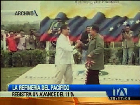 Refinería del Pacífico presenta un avance del 11%