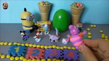 Despicable Me Minions Peppa Pig Hello Kitty Angry Birds Mickey Mouse Surprise Eggs Candy