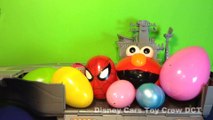 12 Kinder Surprise Eggs Toys w/ TMNT Batman Spiderman Daniel Tiger Hello Kitty & Sesame Street!