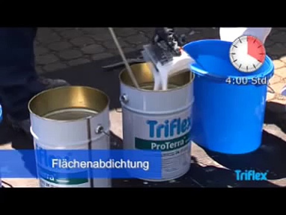 Triflex ProTerra - Balkone abdichten mit Flüssigkunststoff