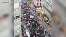 Social video shows protests for Freddie Gray in New York