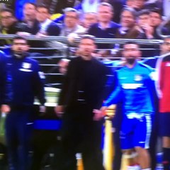 Diego Simeone celebró eufórico gol de Torres en su partido 200