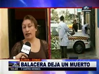 Comas: Un muerto y tres heridos dejan tiroteo