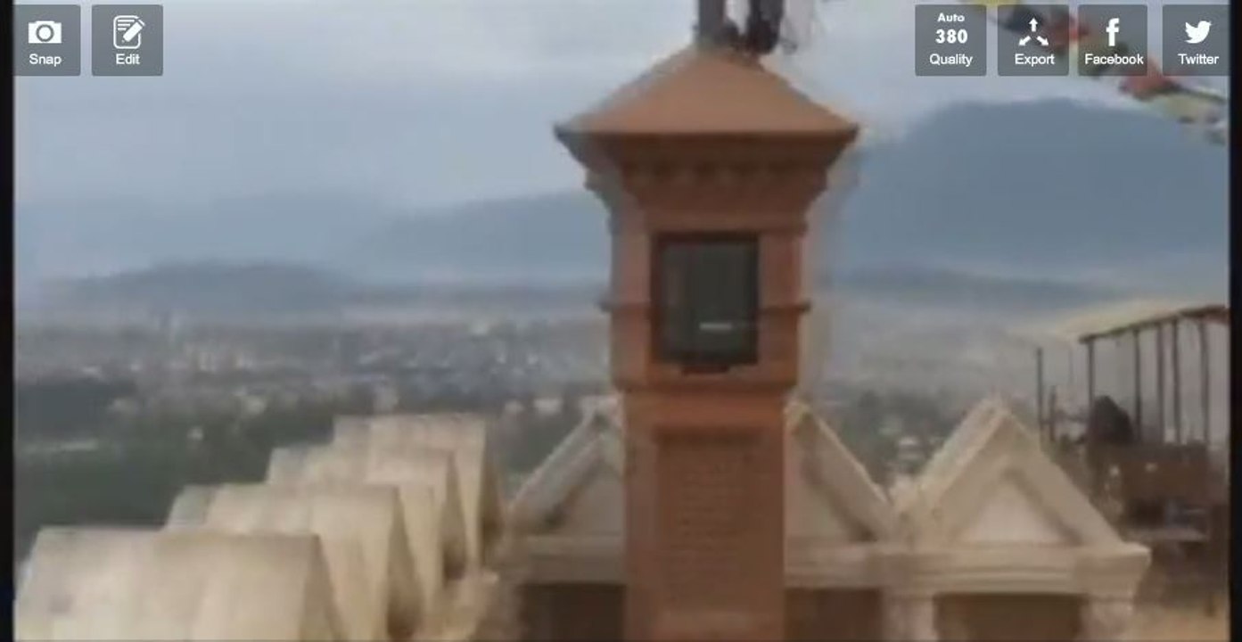 Earthquake in Nepal Original footage 7.9 Magnitude MEGA April 25th 2015 The Black day