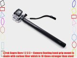 IT-GM0019: i.Trek GoPro Hero HD 1 2 3 3  Camera Carbon Fiber 12 inch Floating Hand Grip Mount