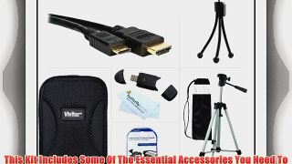Starter Accessories Kit For The Canon Powershot Elph 110 HS Elph 320 HS Digital Camera Includes