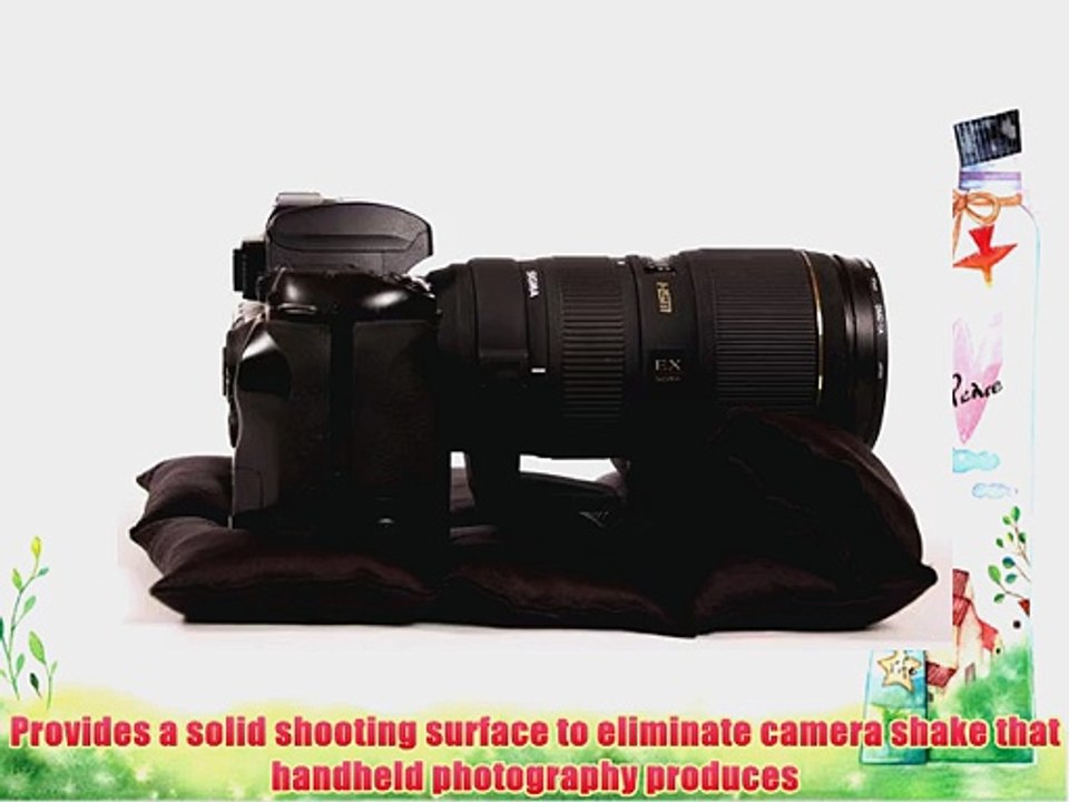 Pocket Pod XL Fully Adjustable Camera Support System- Camera Bean Bag - Tripod Replacement.