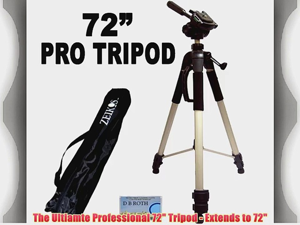 Professional PRO 72 Super Strong Tripod With Deluxe Soft Tripod Carrying Case For The Samsung