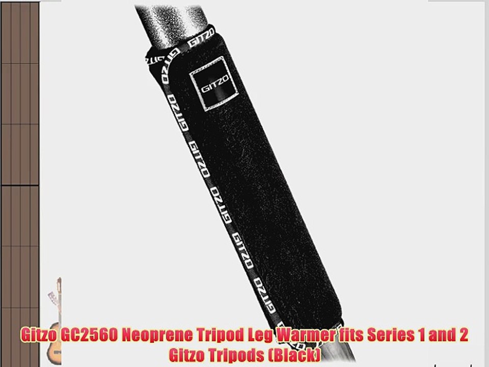 Gitzo GC2560 Neoprene Tripod Leg Warmer fits Series 1 and 2 Gitzo Tripods (Black)