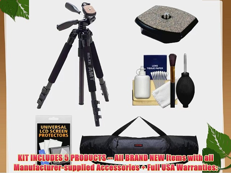 Slik 340 DX Pro Series Black Tripod 3Way Pan/Tilt Head