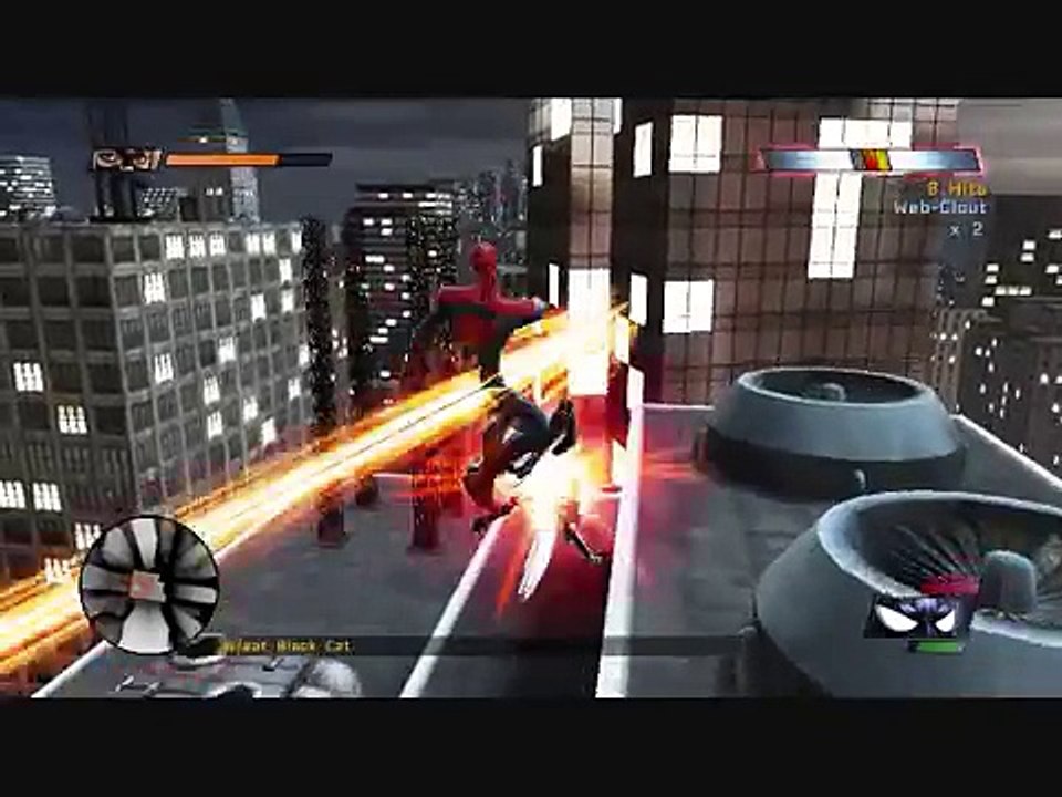 spider-man web of shadows: spidey vs black cat