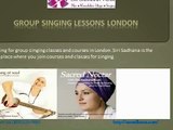 Group Singing Lessons London