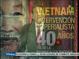 Vietnam celebra con un desfile cívico-militar el triunfo sobre EE.UU.