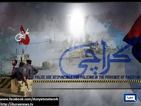 Dunya News - Karachi: Police search operation, 35 alleged suspects arrested