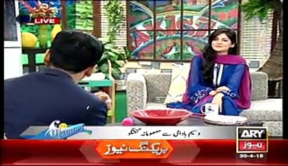 The Morning Show With Sanam  30th April 2015 p2