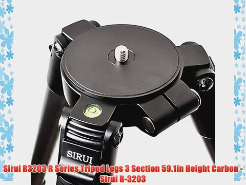Sirui R3203 R Series Tripod Legs 3 Section 59.1in Height Carbon - Sirui R-3203