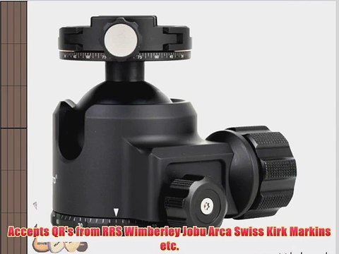 SUNWAYFOTO XB-44DDH2 Tripod Ball Head Arca Compatible Low COG 88lb Max Load XB44 Sunway