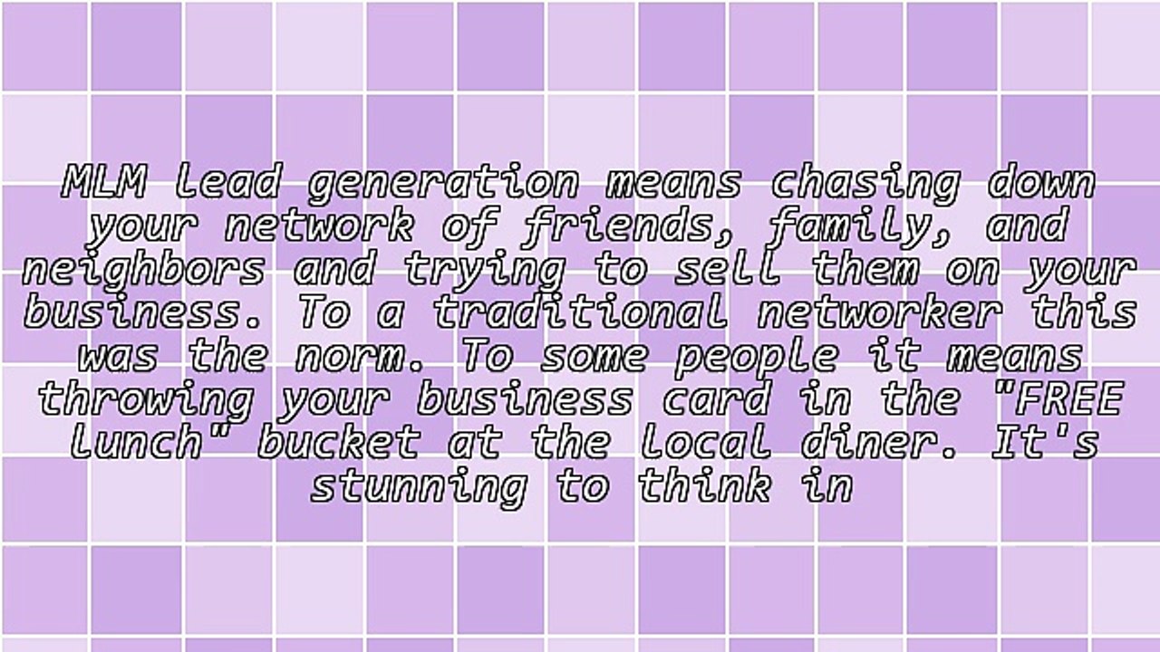 Network Marketing Lead Generation Secrets And Techniques