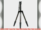 Benro C1190T Travel Flat Tripod with Carbon Fiber Twist Lock Legs