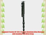 Vanguard Tracker AP-244 4-Section Aluminum Alloy Monopod with Carabiner and Wrist Strap