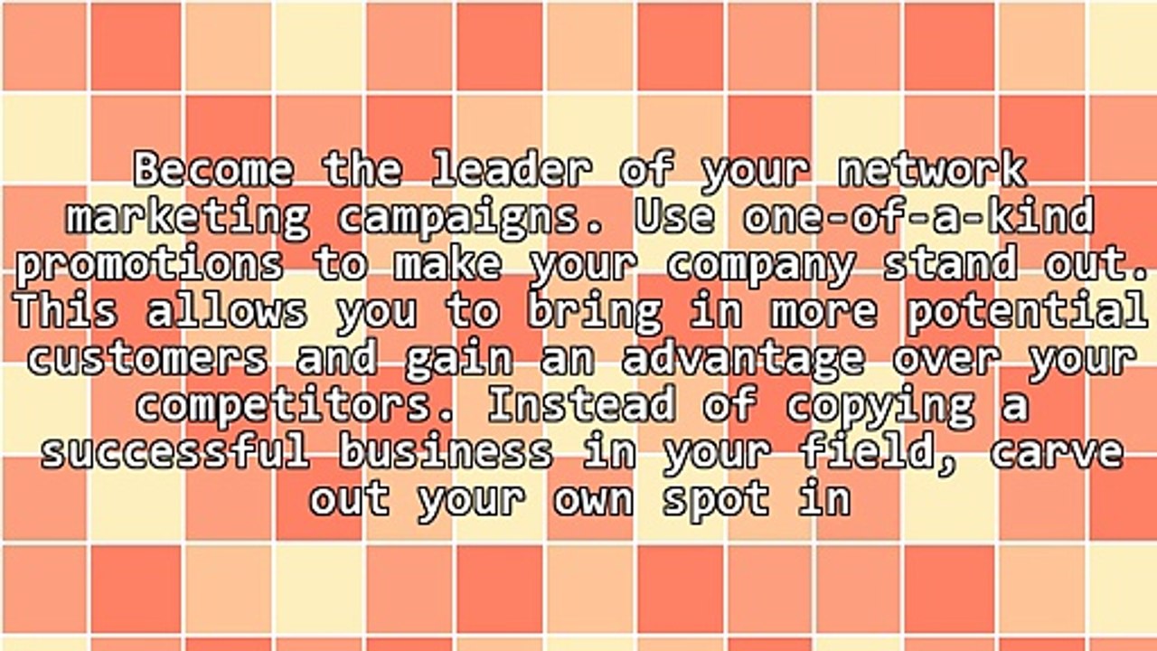 Ways To Become Successful At Network Marketing