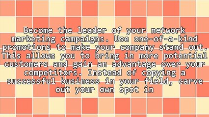 Ways To Become Successful At Network Marketing