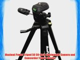 Maximal Power Tripod 50 50-Inch Lightweight Camera and Camcorder Tripod (Black)