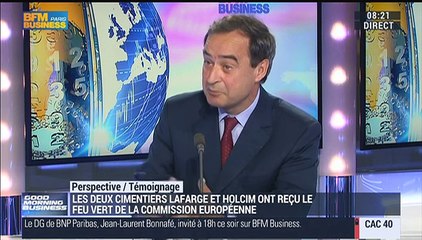 Lafarge-Holcim: "Cette fusion va créer un groupe sans égal dans son industrie": Bruno Lafont - 30/04