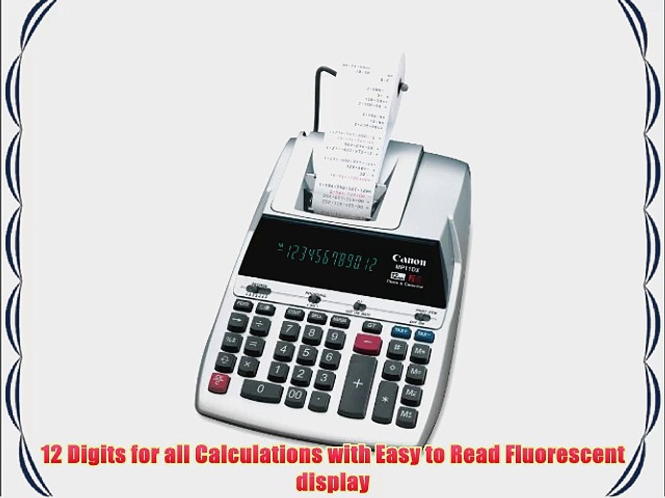Canon MP11DX Printing Calculator