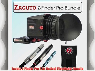 Zacuto Z-Finder Pro 2.5x Optical Viewfinder Bundle