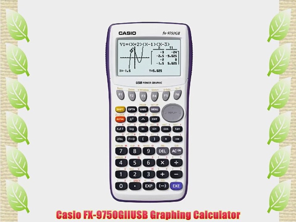 Casio FX-9750GIIUSB Graphing Calculator