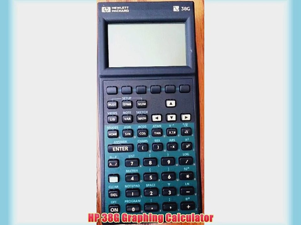 HP 38G Graphing Calculator