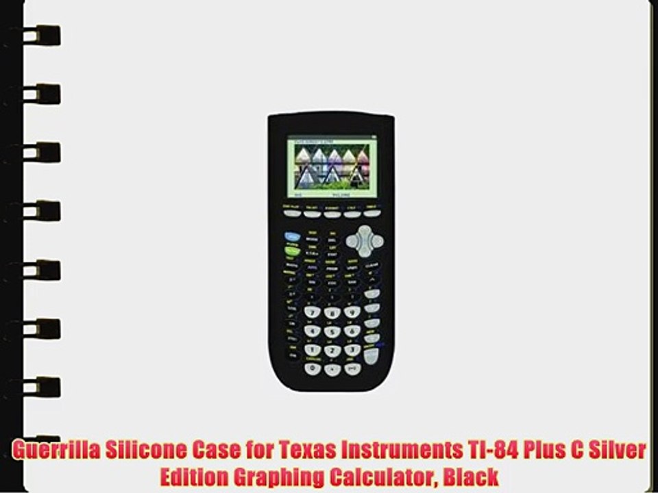 Guerrilla Silicone Case for Texas Instruments TI-84 Plus C Silver Edition Graphing Calculator