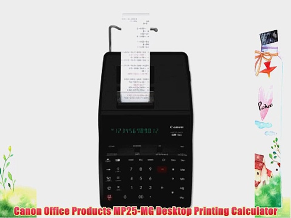 Canon Office Products MP25-MG Desktop Printing Calculator