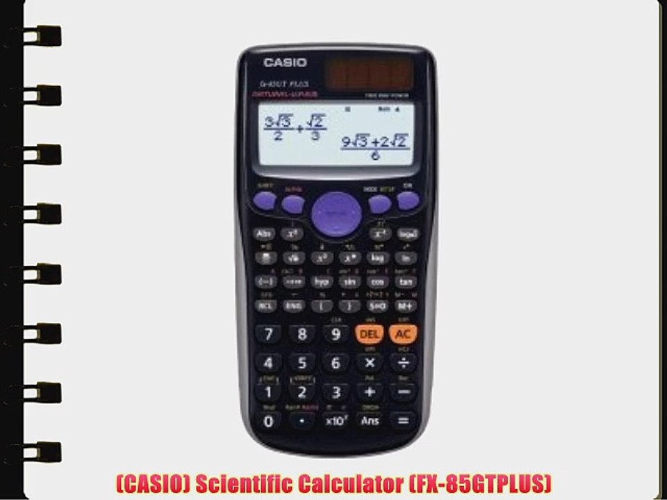 (CASIO) Scientific Calculator (FX-85GTPLUS)