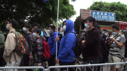 Manifestation contre les Chinois du Continent à Hong Kong