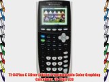 TI-84Plus C Silver Edition Programmable Color Graphing Calculator 10-Digit LCD