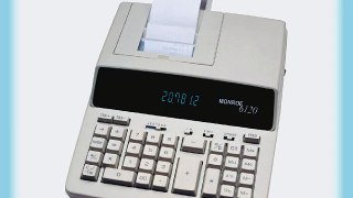 Monroe 6120 Heavy Duty Desktop Printing Calculator Adding Machine