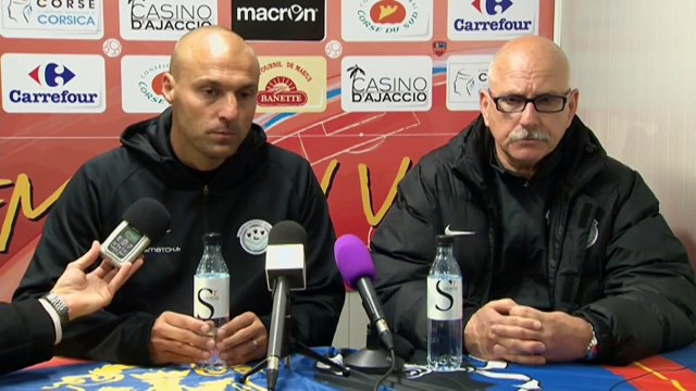 Gazélec Ajaccio 1-1 Tours FC : les réactions de T. Laurey & A. Dujeux !