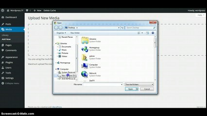 How to add a media in wordpress edit it and publish it