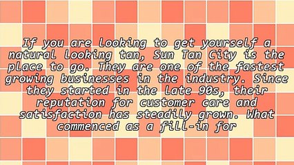 Try Sun Tan City For A Great Experience