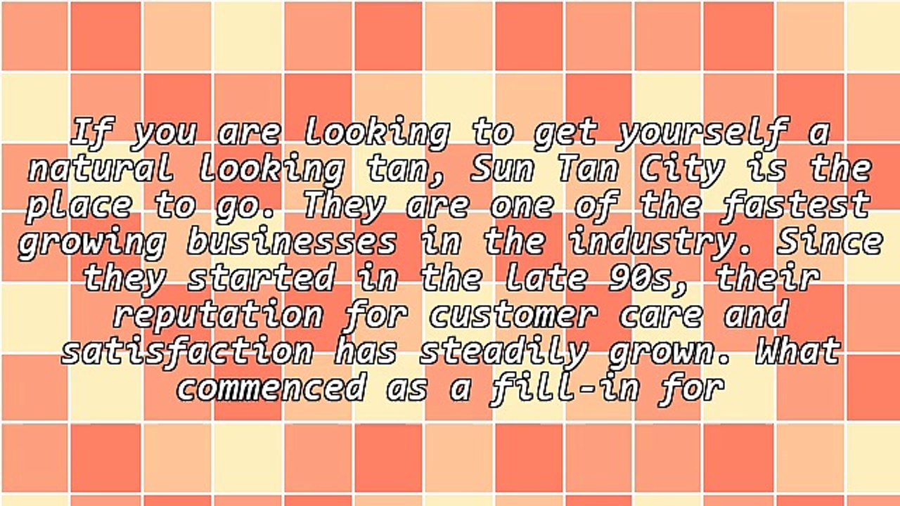 Try Sun Tan City For A Great Experience
